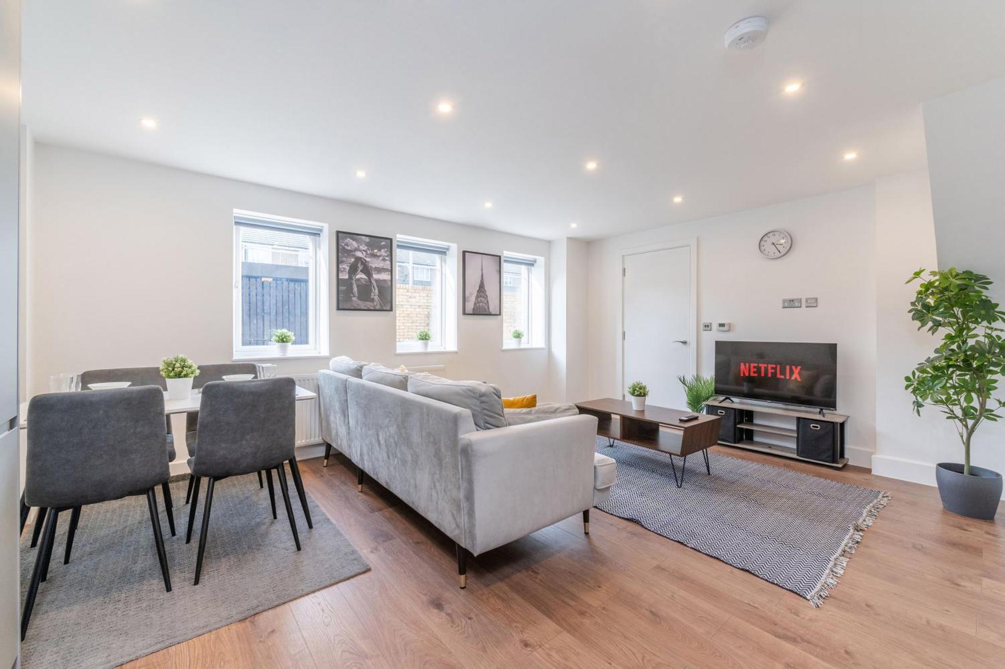 Modern London Home - 2 Bedrooms 2 Bath - Battersea, Vauxhall & Nine Elms Station 外观 照片